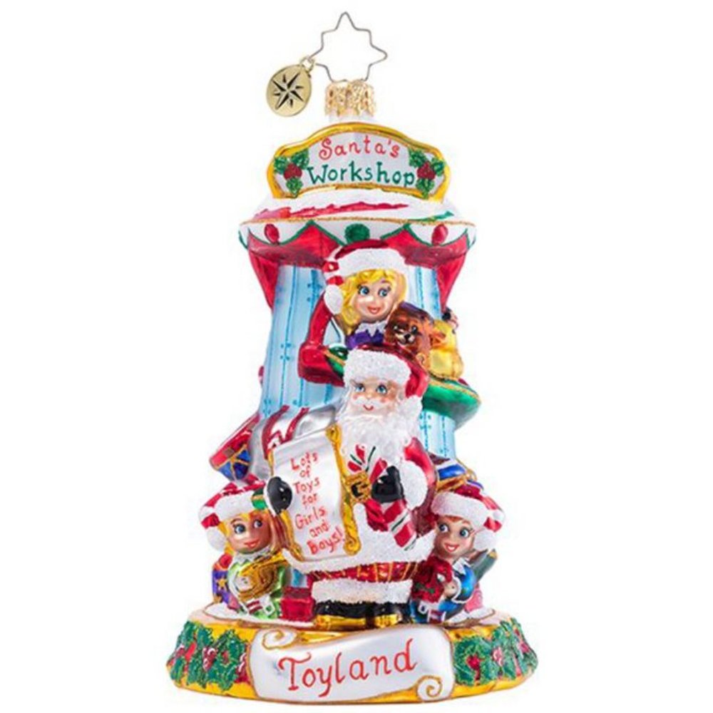 Christopher Radko "All Work and All Play" Christmas Ornament